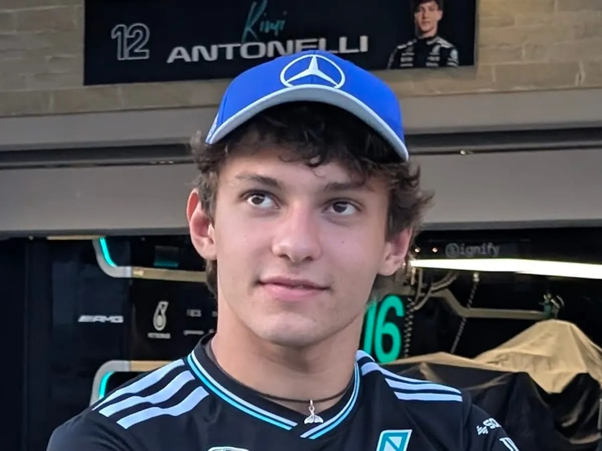 Portrait of Andrea Kimi Antonelli